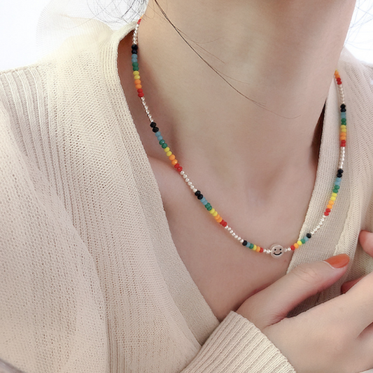 Vibrant Beaded Necklace