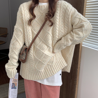 Womens Cable Knit Sweater