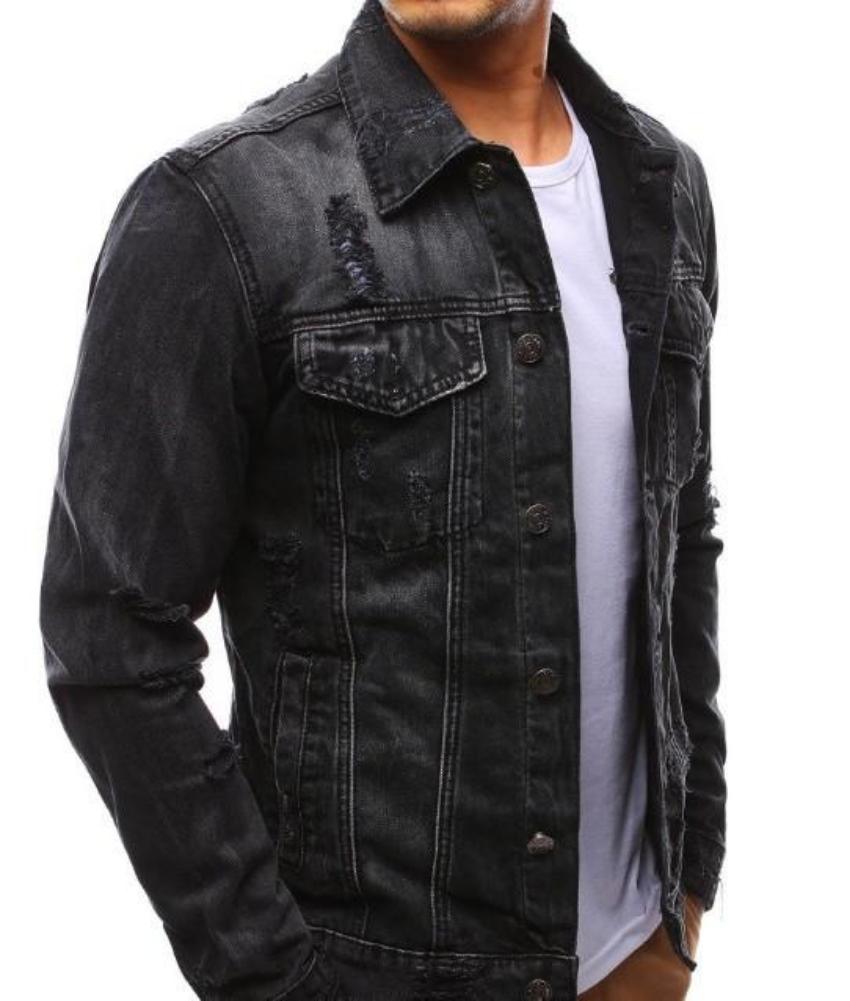 Buy Kazo Rugged Denim Jacket with Zip online