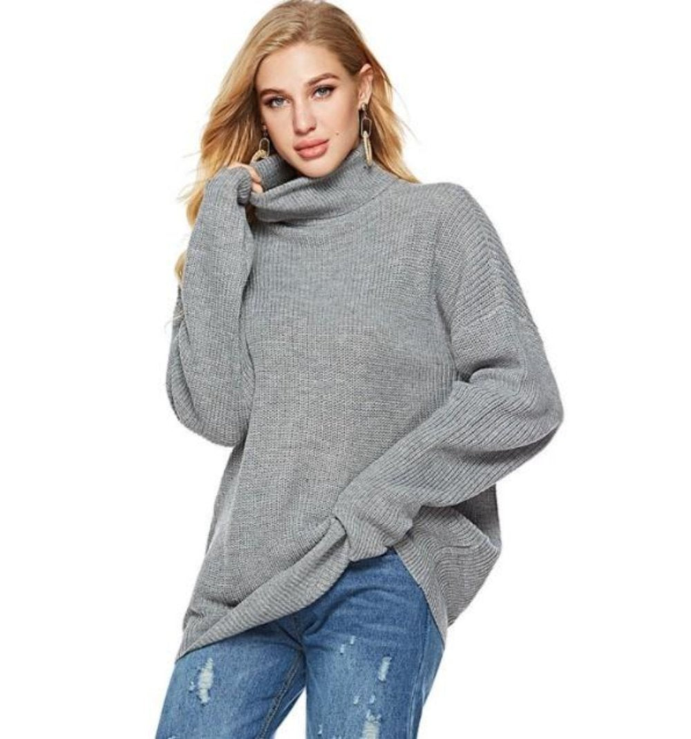 Womens Classic Turtleneck Sweater