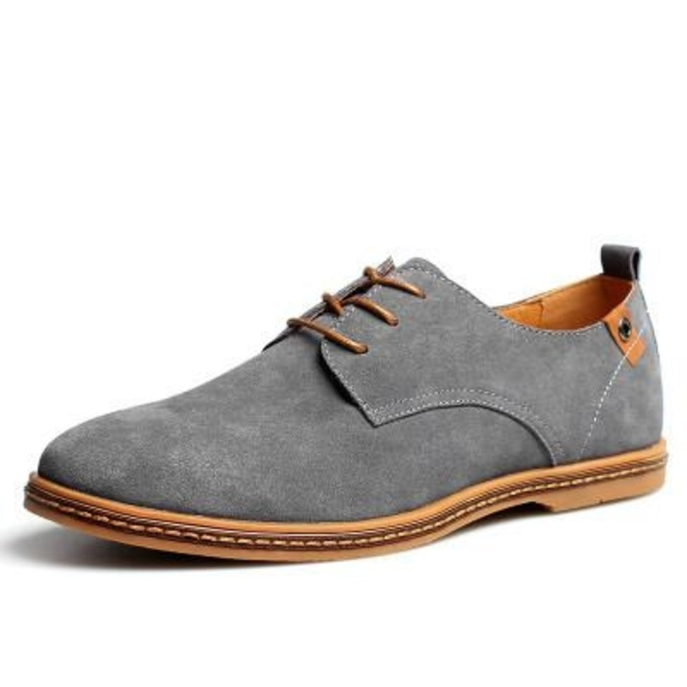 Mens Causal Suede Lace Up Shoes