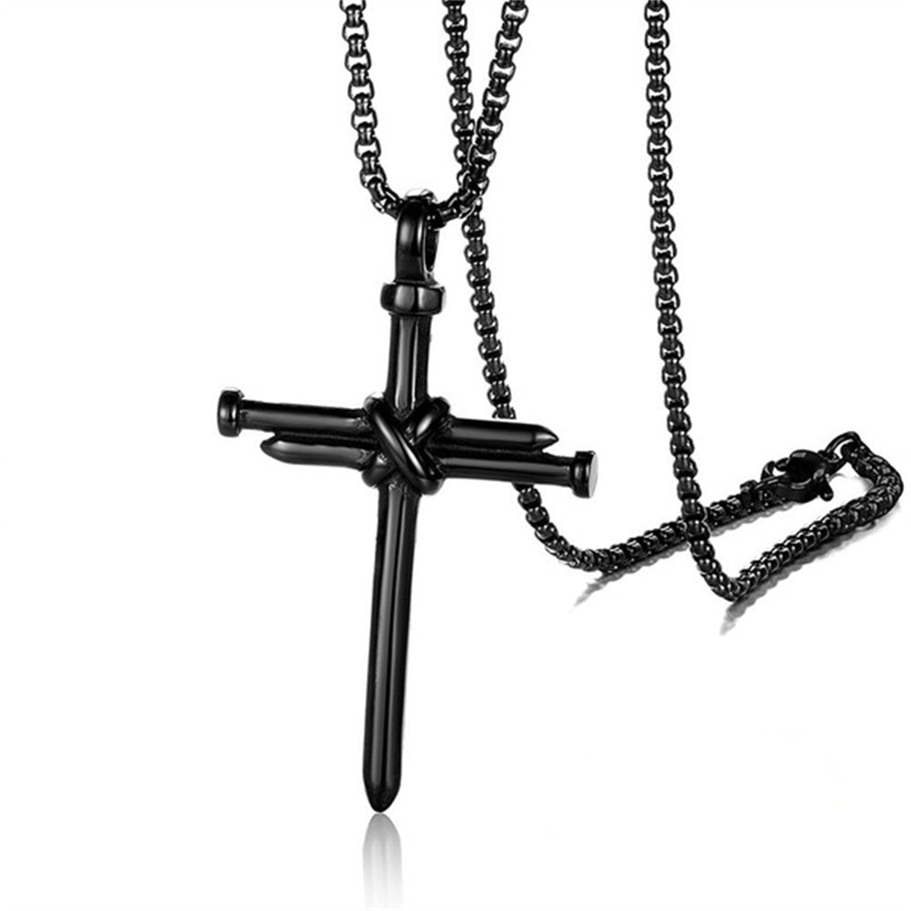 Nailed Cross Necklace