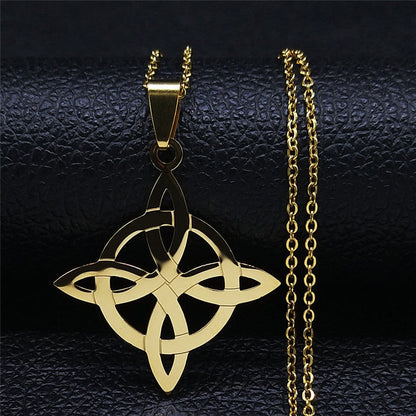 Geometry Knot Necklace