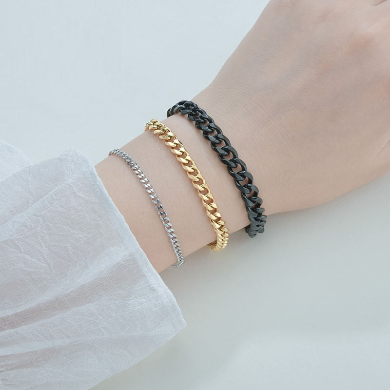 Classic Plated Chain Bracelet