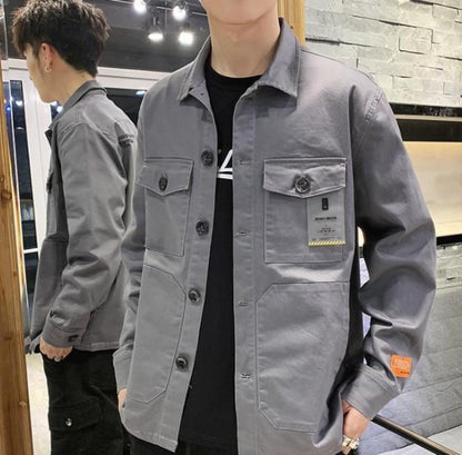 Mens Casual Jacket with Pockets