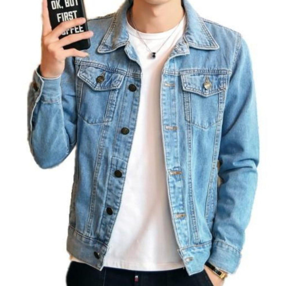 Mens Slim Fit Denim Jacket