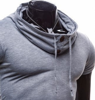 Men's Slim Fit Hoodie T Shirt - AmtifyDirect