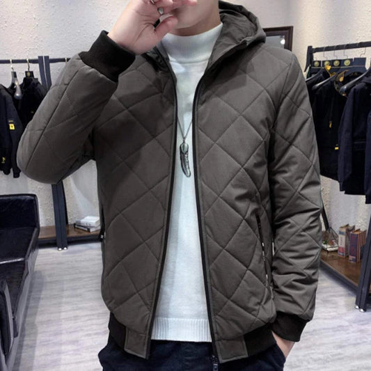Mens Quilted Jacket with Warm Lining