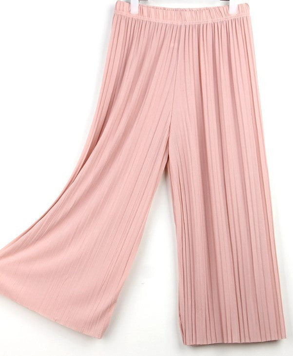 Pink Chiffon Pants