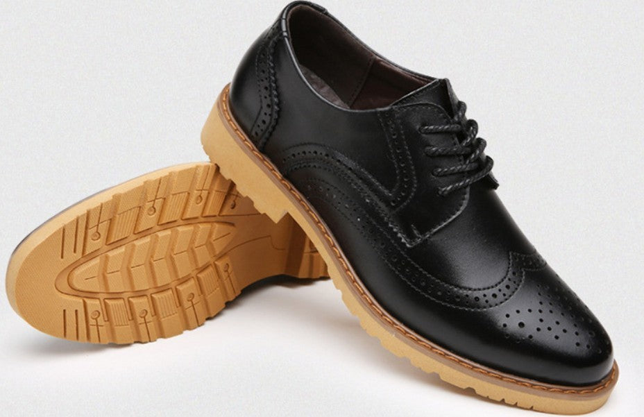 Mens Lace Up Business Casual Oxford Shoes