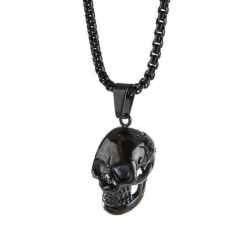 Gothic Shinny Skull Necklace