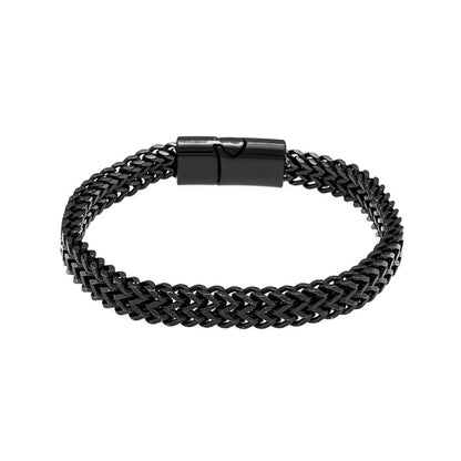 Plated Stainless Steel Braided Bracelet