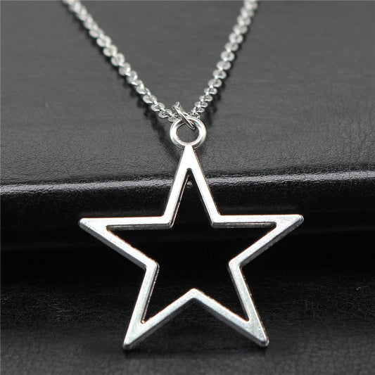 Open Star Pendant Necklace