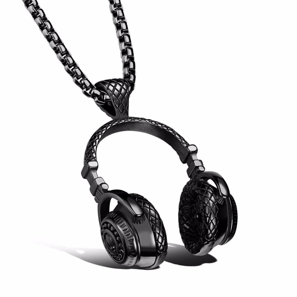 Hip Hop Headphone Necklace