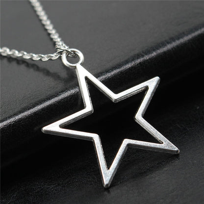 Open Star Pendant Necklace