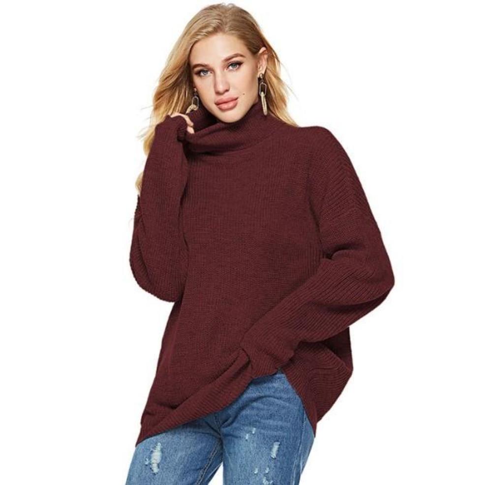 Womens Classic Turtleneck Sweater