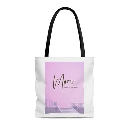 Beach Tote Mom is The Heart Of The Family Bag Medium