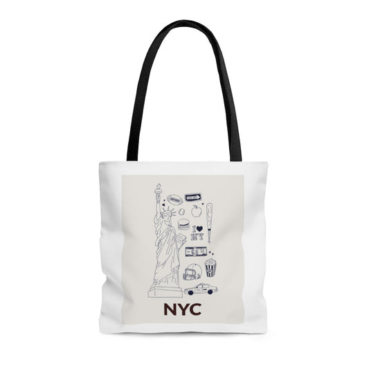 Quality Shopper Tote NYC Logo