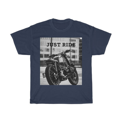 mens gray cotton motorcycle graphic tee shirt - AmtifyDirect