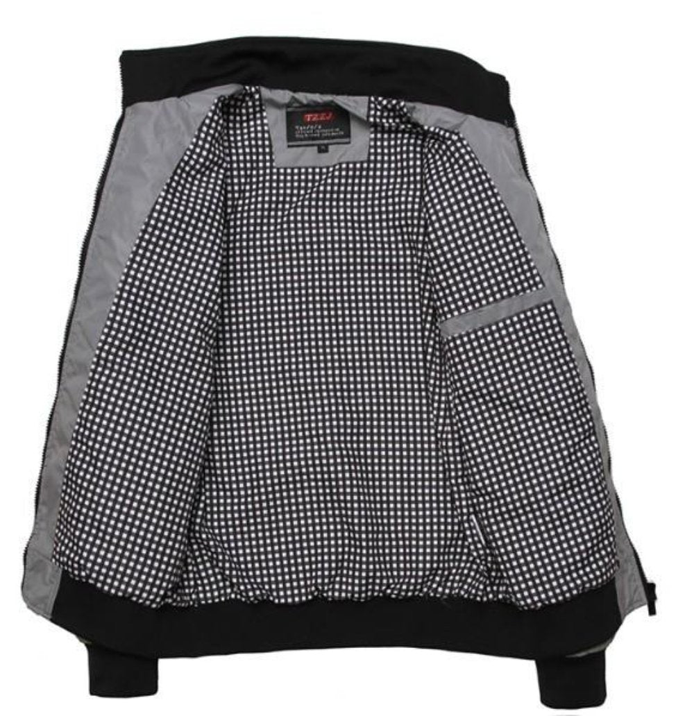 Mens Casual Daily Zipper Stand Collar Jacket - AmtifyDirect