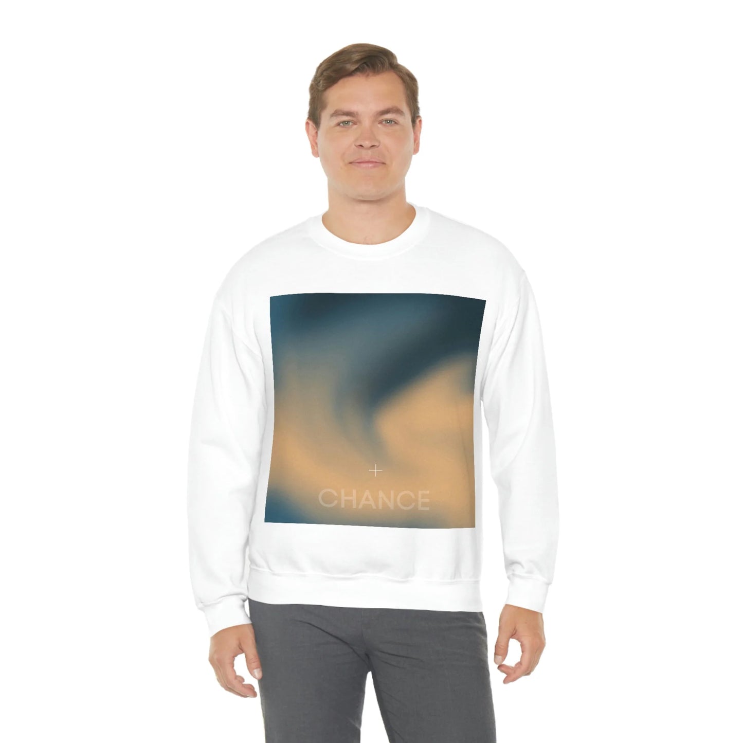 Mens Gradient Graphic Sweatshirt