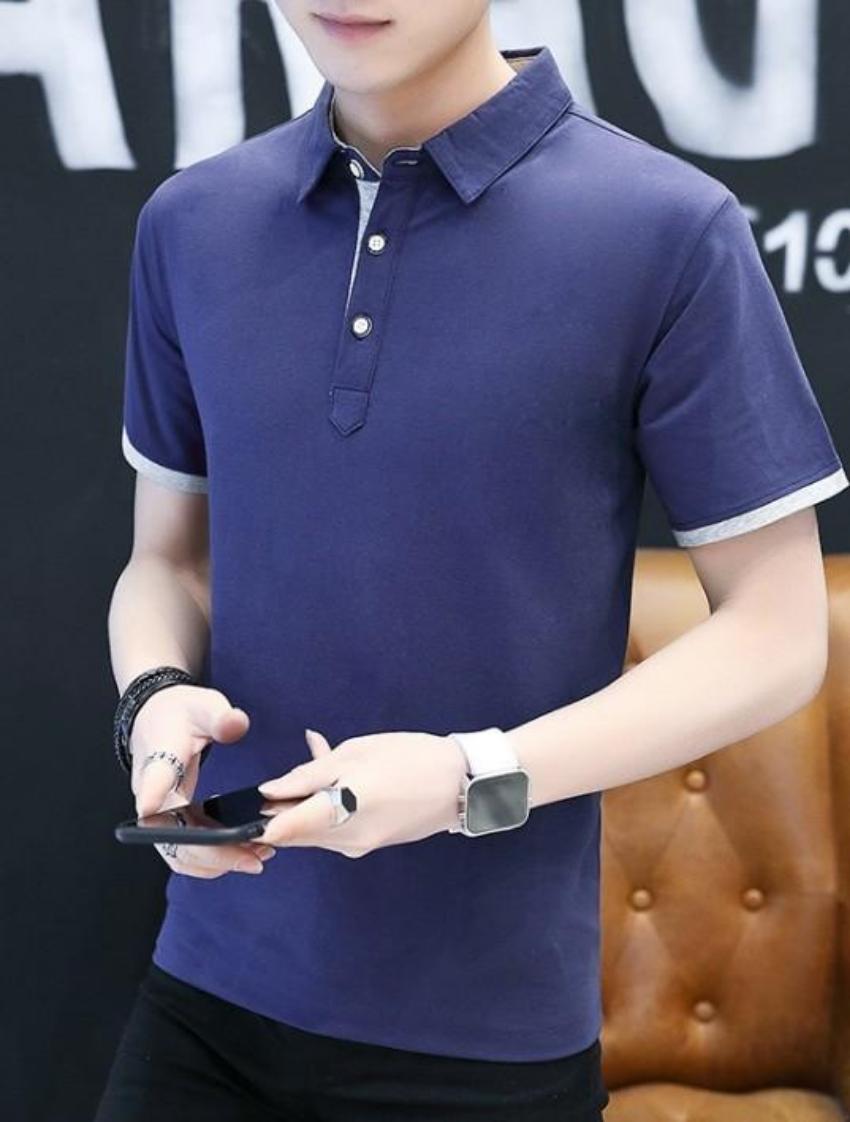 Mens Polo Shirt with Collar