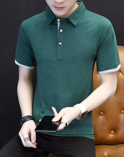 Mens Polo Shirt with Collar