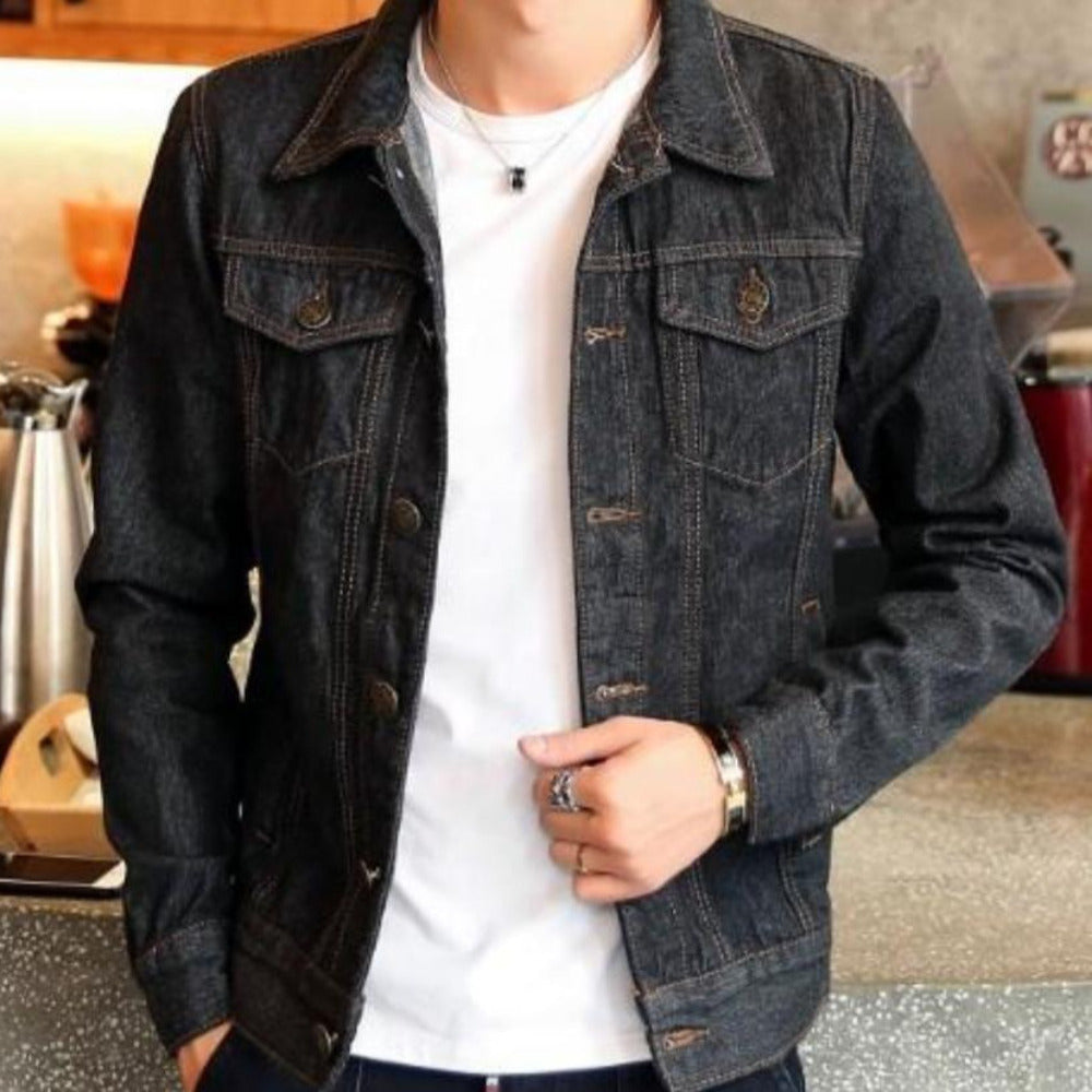 Mens Slim Fit Denim Jacket