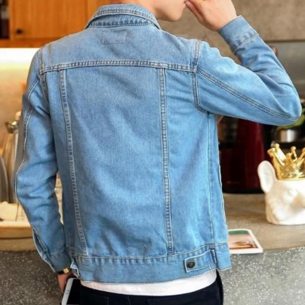 Mens Slim Fit Denim Jacket