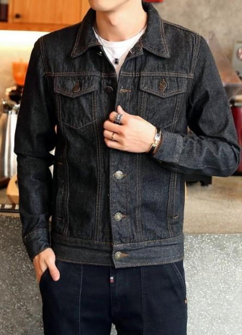 Mens Slim Fit Denim Jacket