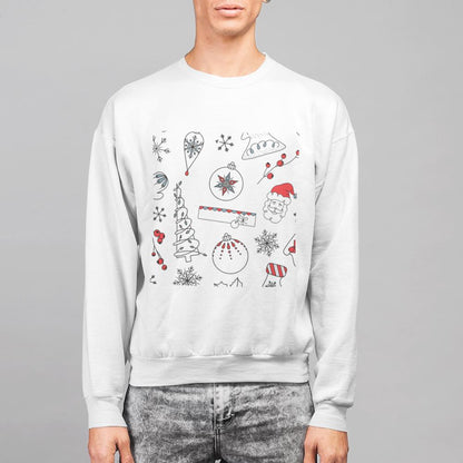 Mens Christmas Theme Sweatshirt