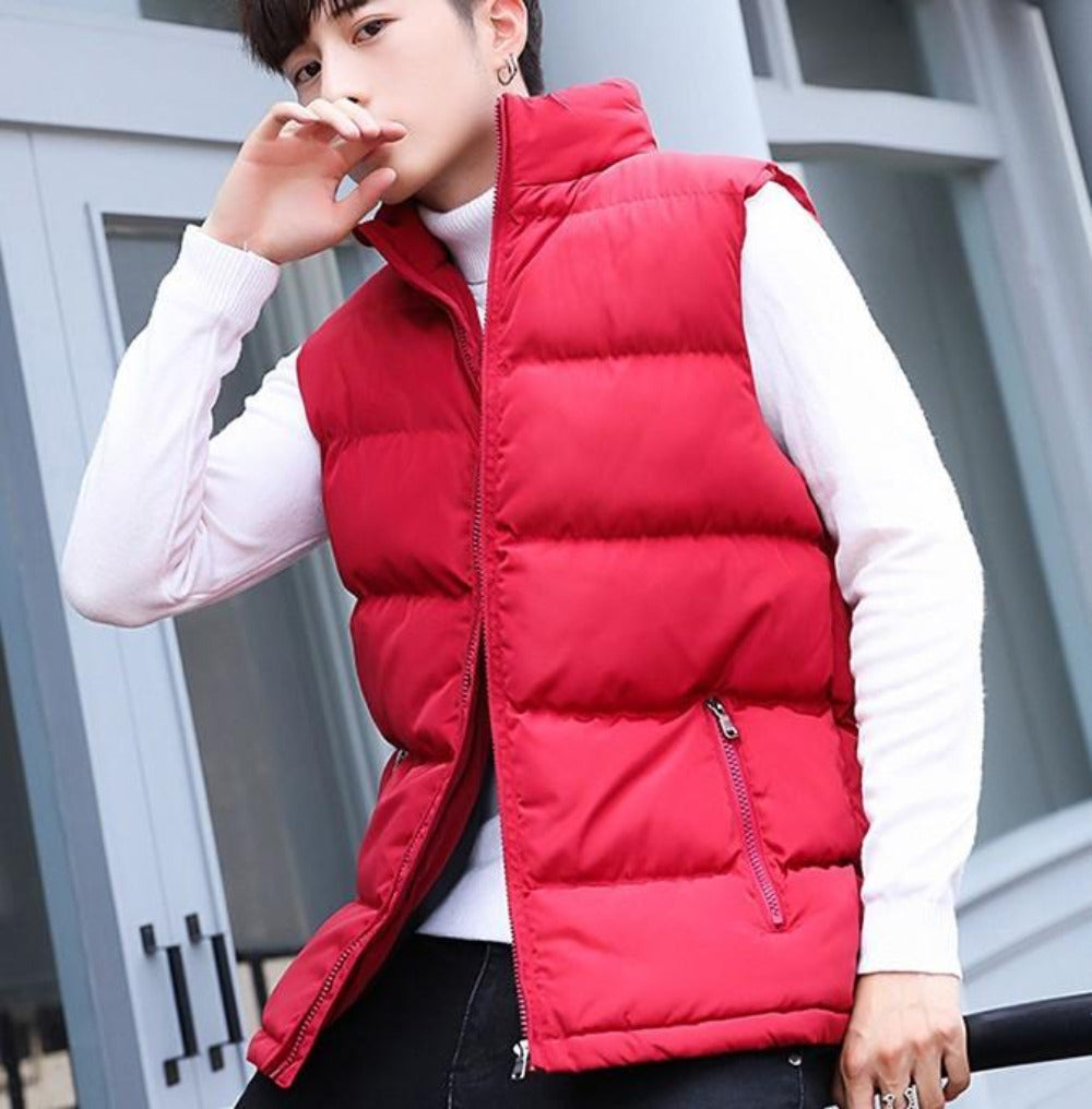 Mens Casual Puffer Vest