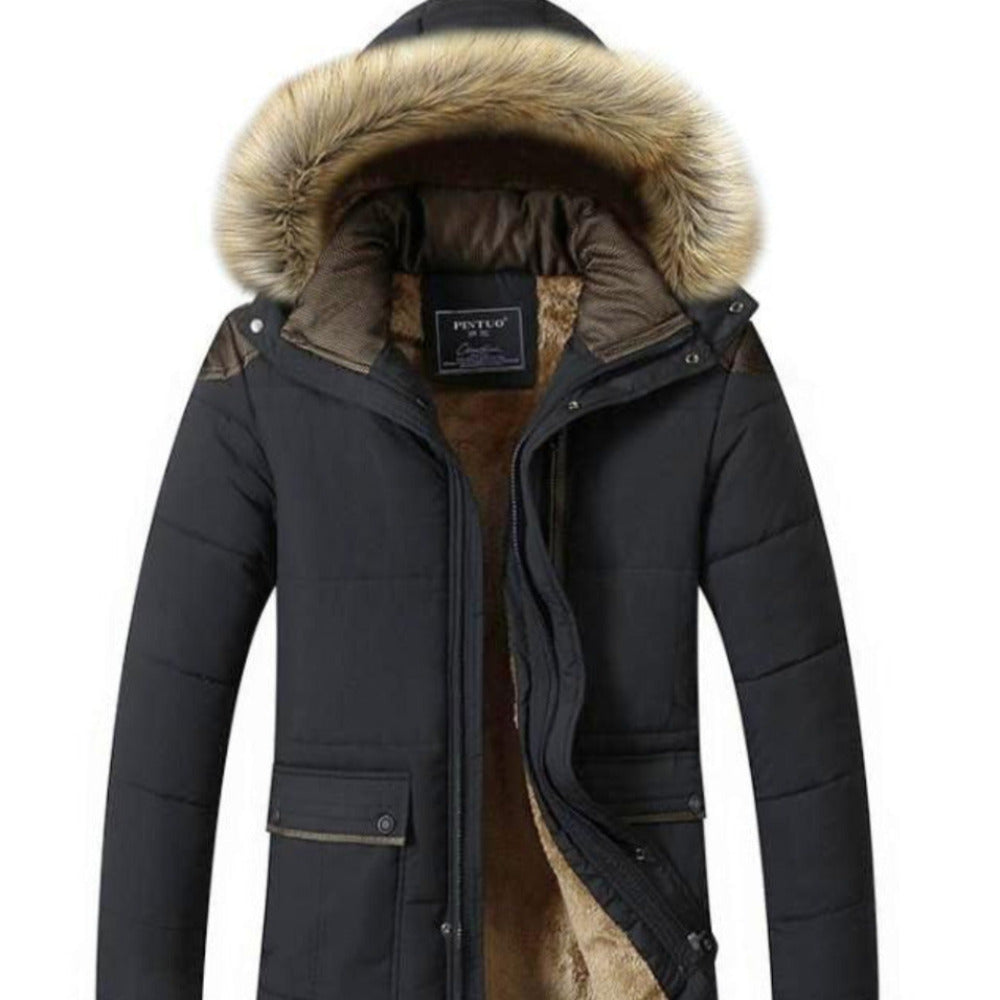 Men's Down Jacket Hooded Casual Fashion Long Thicken Outwear Parkas Jacket  Men Winter Windbreaker Coats Men Clothing | Fruugo NO
