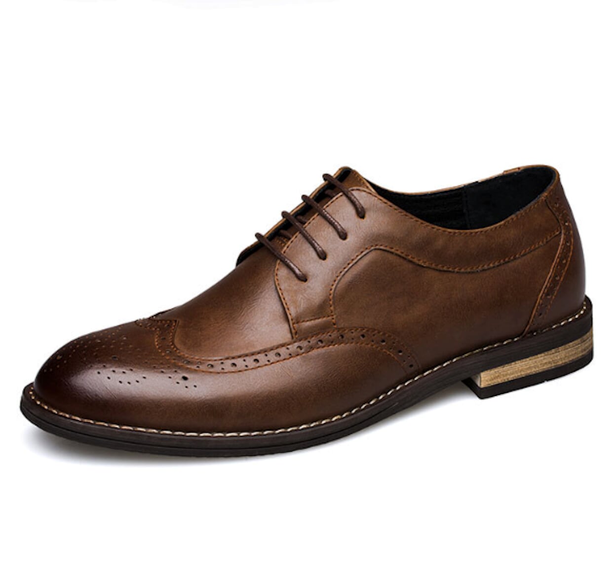 Mens Classic Wingtip Oxford Shoes