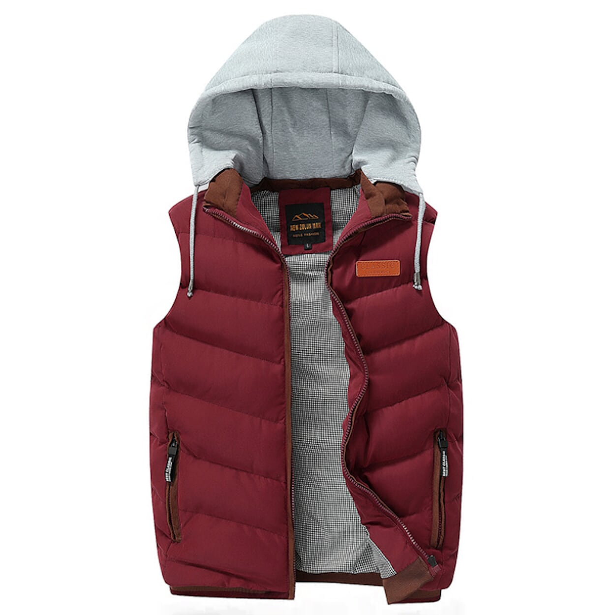 Mens Puffer Vest with Removable Hood – Amtify