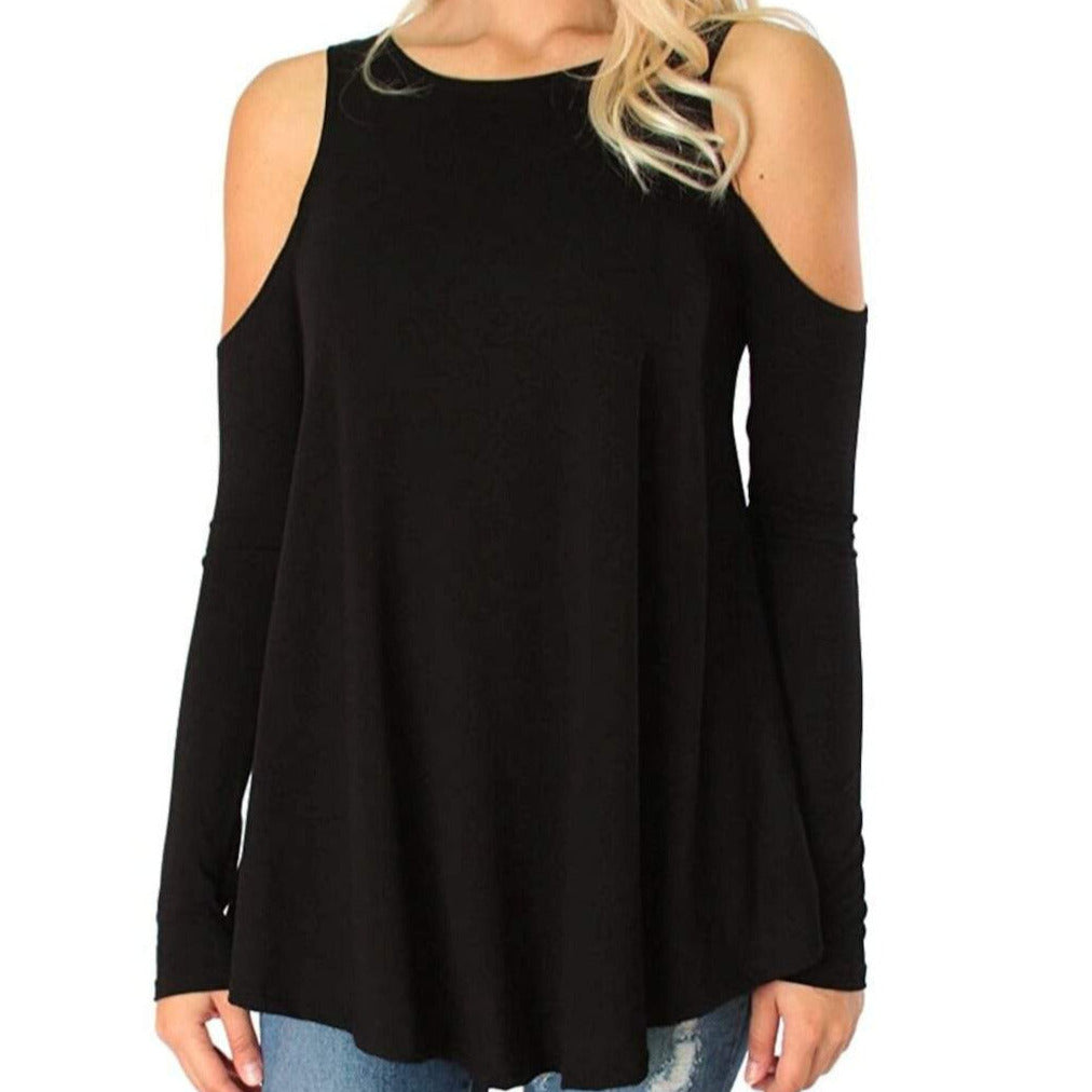 Womens Open Shoulder Top