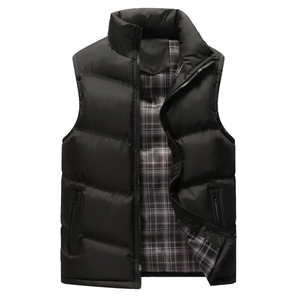 Mens Zip Up Casual Puffer Vest – Amtify
