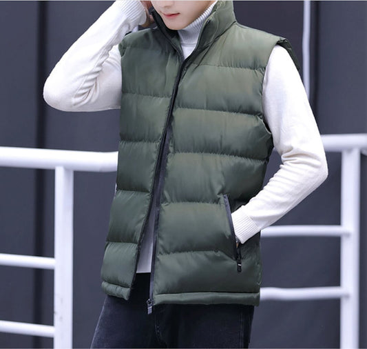 Mens Casual Puffer Vest - AmtifyDirect