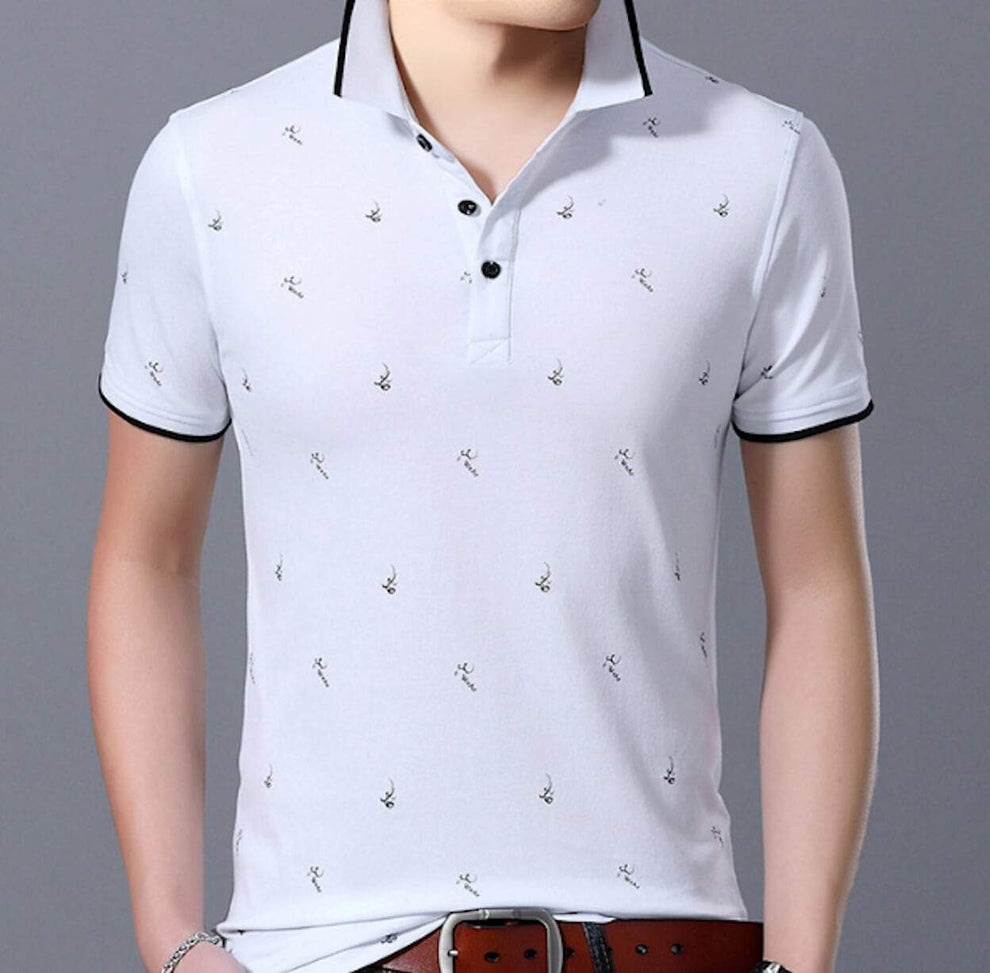 Mens Polo Shirt with Print – Amtify