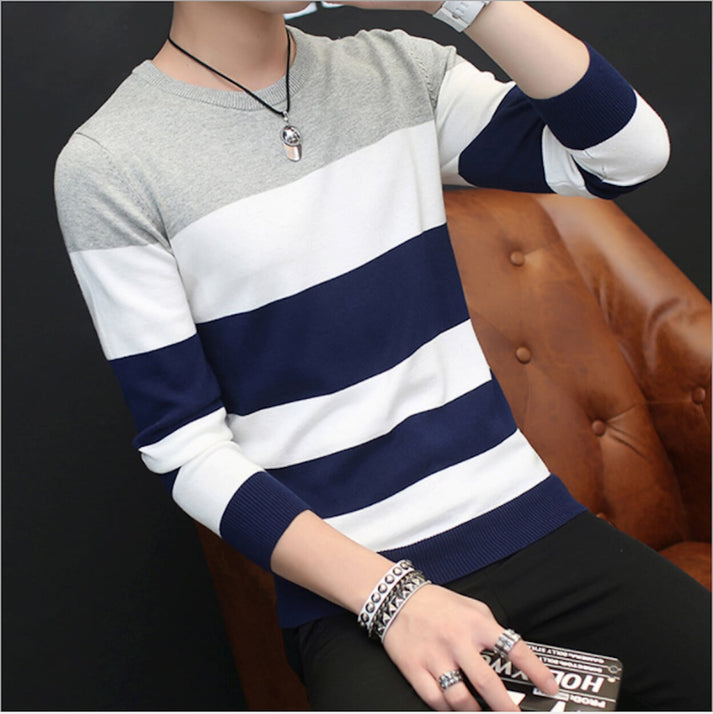 Mens Color Block Sweater – Amtify