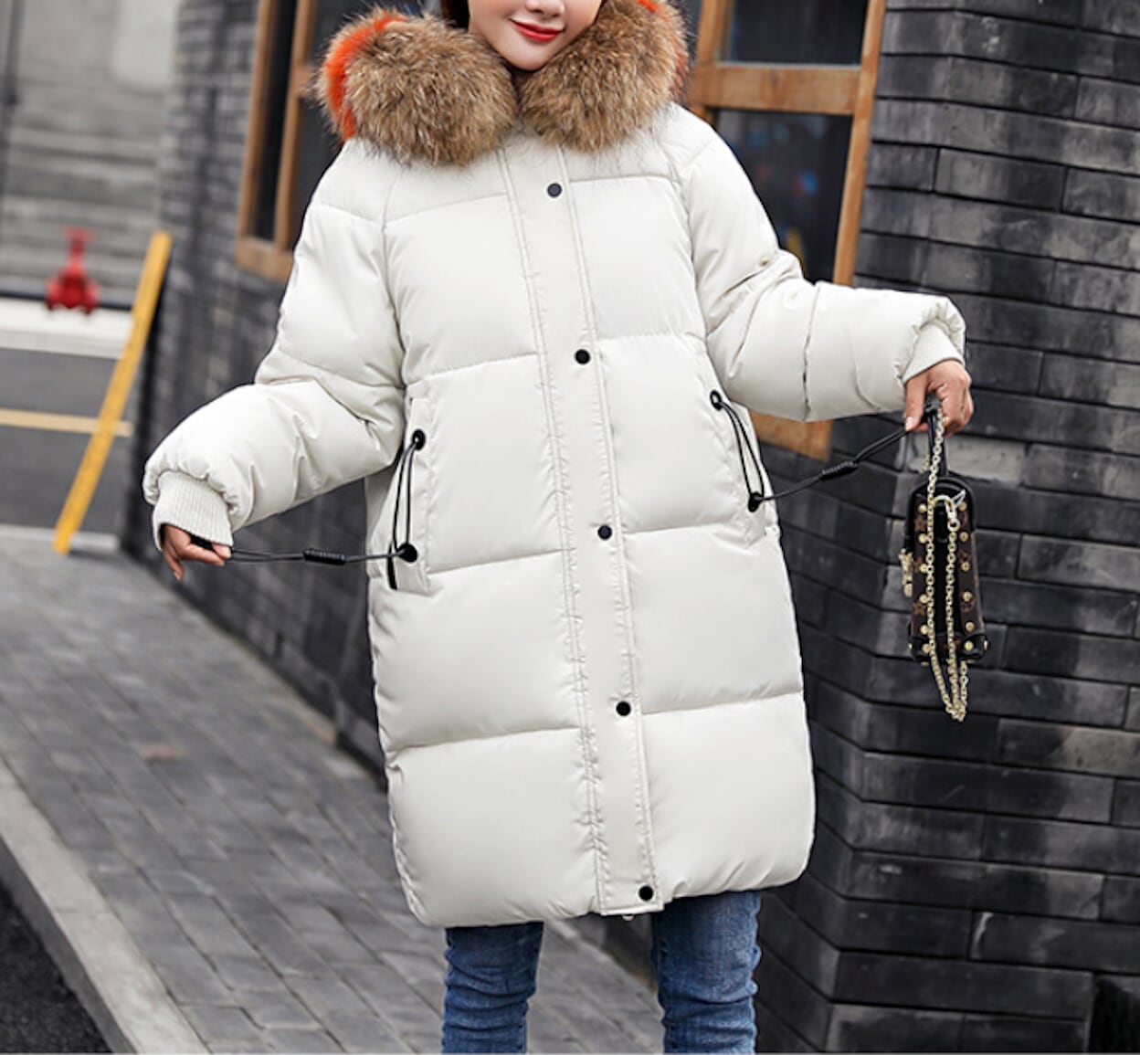 Womens Hooded Puffer Coat