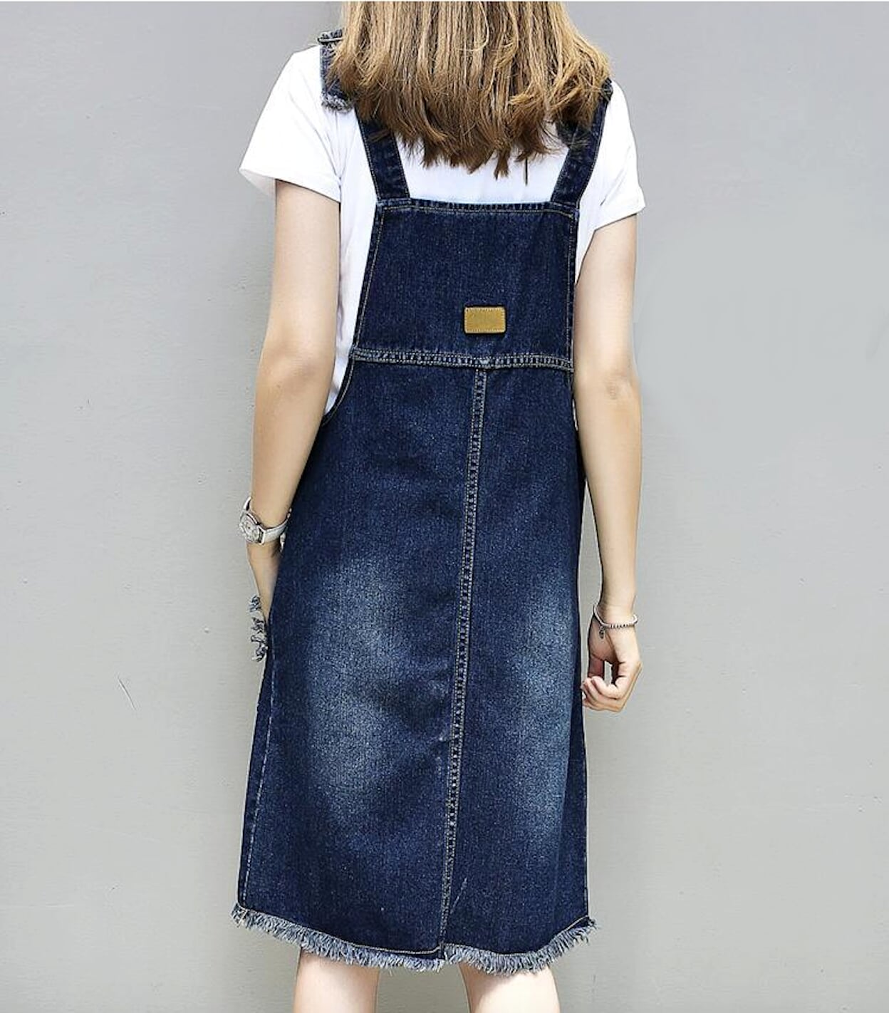 Womens Denim Overall Dress