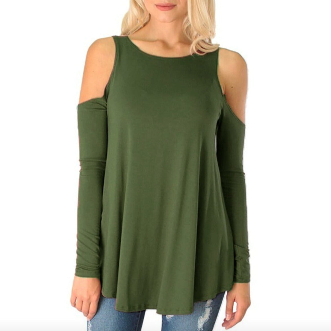 Womens Open Shoulder Top